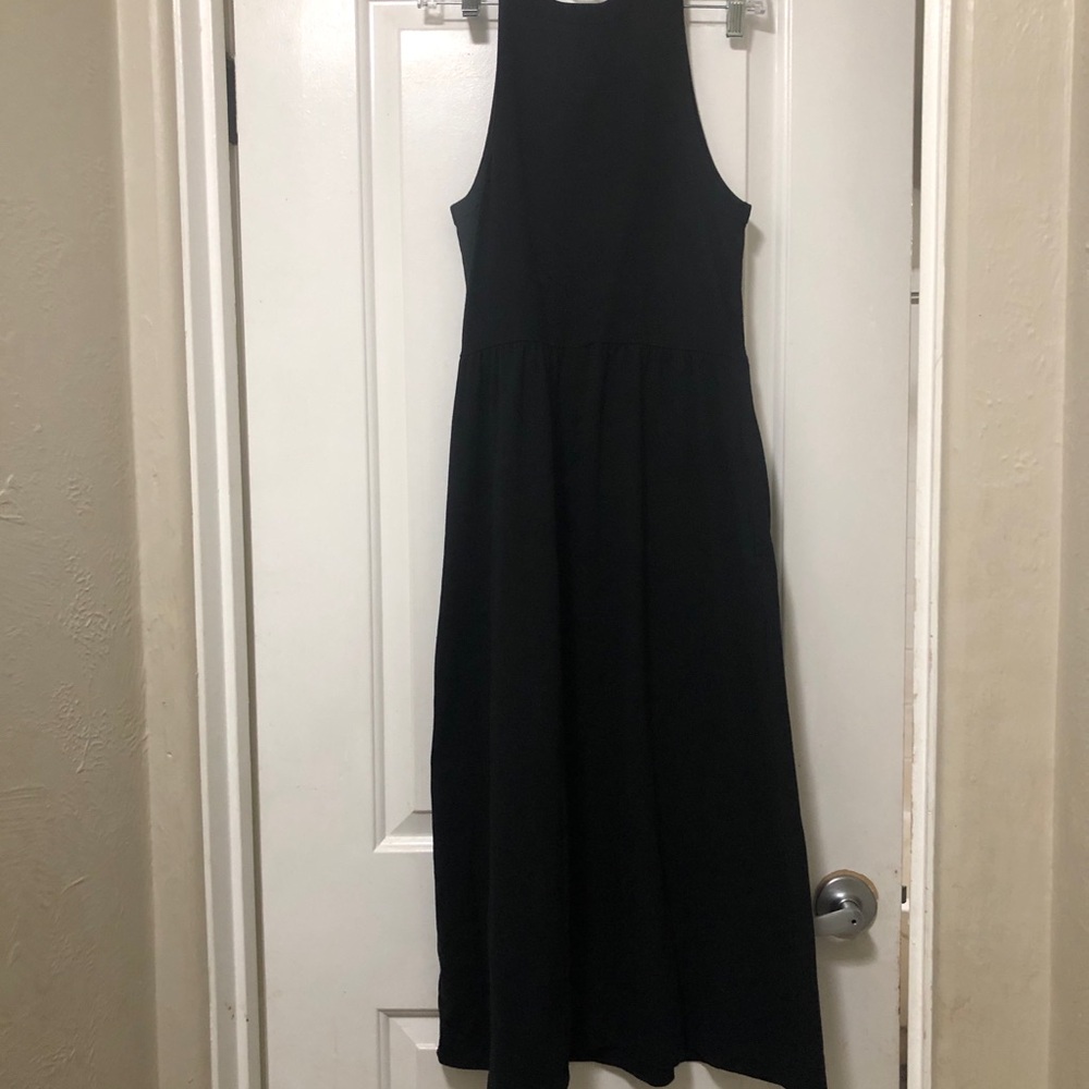 a new day Black Sleeveless Midi Dress Size Small - Picture 3 of 5